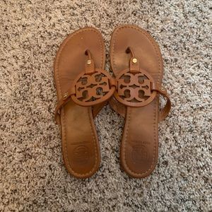 Tory Burch Miller Leather Thong Sandals